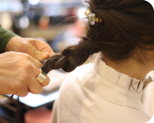 ヘアアレンジ体験